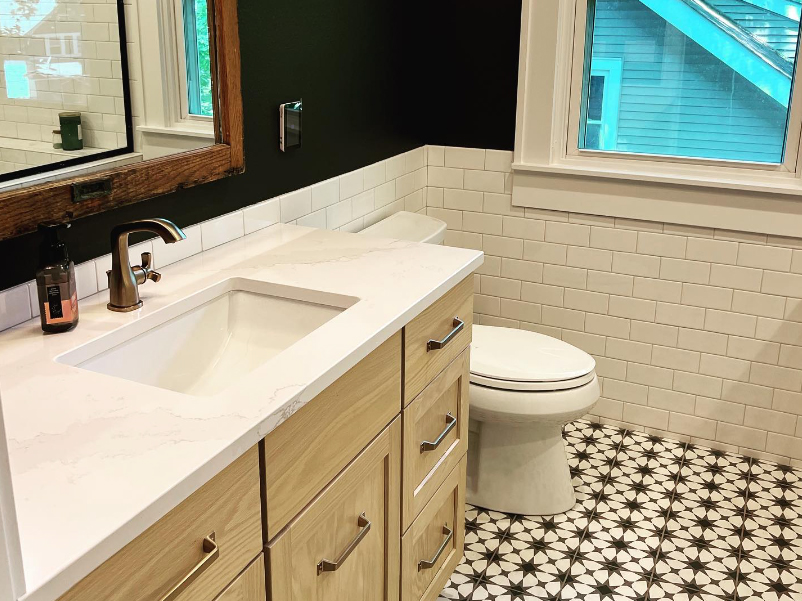 Custom bathroom remodel in Des Moines by Reese Builders