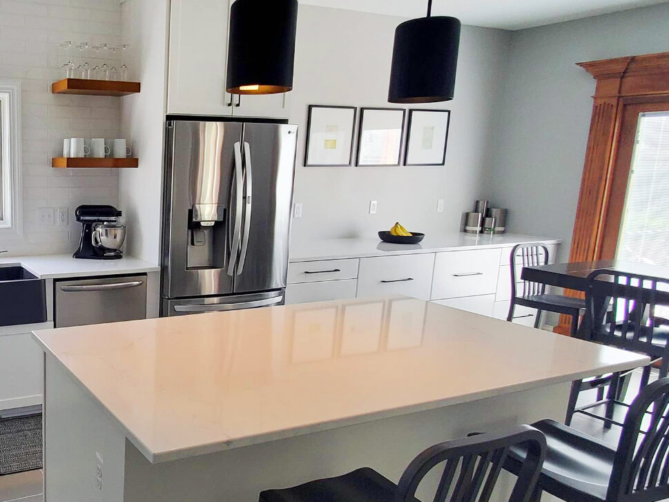 Custom kitchen remodel in Des Moines by Reese Builders