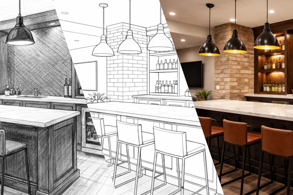 basement remodel plan